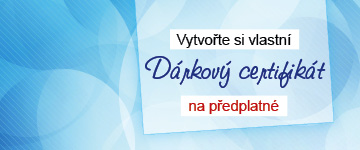 Vytvořte si vlastní dárkový certifikát