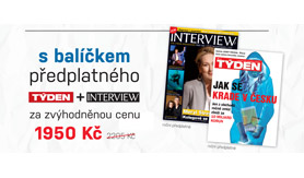 Roční předplatné časopisu Týden a časopisu Interview + dárek 2 celofestivalové vstupenky na Okoř openair festival image